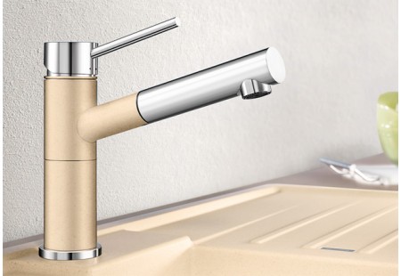 Смеситель Бланко Alta-S compact chrome/Silgranit алюметаллик 515326 фото 5 Смеситель Blanco Alta-S compact chrome/Silgranit алюметаллик 515326 фото 5