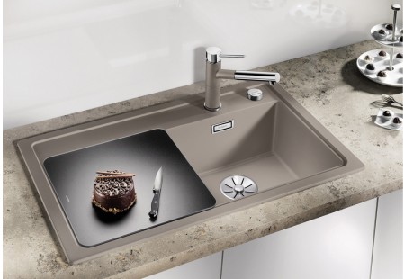 Мойка Blanco ZENAR 45S белый чаша справа клапан-автомат InFino 523713 фото 2