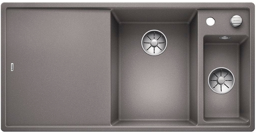 Мойка Бланко AXIA III 6 S алюметаллик чаша справа клапан-автомат InFino 523474 фото 1 Мойка Blanco AXIA III 6 S алюметаллик чаша справа клапан-автомат InFino 523474 фото 1