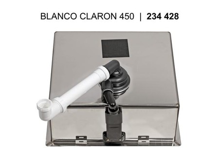 Мойка Blanco Claron 450-IF/N нержавеющая сталь полированная клапан-автомат InFino 521574 фото 5