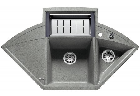 Мойка Бланко AXIA II 9E алюметаллик чаша справа 516908 фото 1 Мойка Blanco AXIA II 9E алюметаллик чаша справа 516908 фото 1