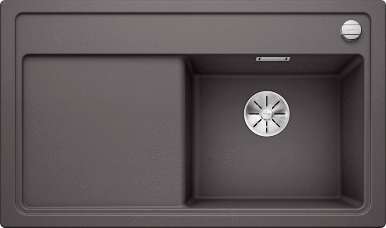 Мойка Бланко ZENAR 45S-1 темная скала чаша справа клапан-автомат InFino 523785 фото 1 Мойка Blanco ZENAR 45S-1 темная скала чаша справа клапан-автомат InFino 523785 фото 1