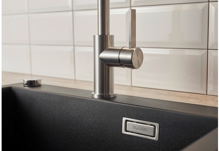 Смеситель Бланко Jandora-S нержавеющая сталь матовая 526614 фото 6 Смеситель Blanco Jandora-S нержавеющая сталь матовая 526614 фото 6