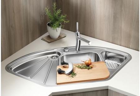 Мойка Бланко Delta-IF stainless steel нержавеющая сталь полированная чаша справа 514626 фото 2 Мойка Blanco Delta-IF stainless steel нержавеющая сталь полированная чаша справа 514626 фото 2