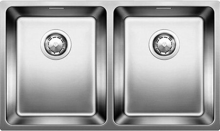 Мойка Бланко Andano 340/340-IF нержавеющая сталь полированная 522981 фото 1 Мойка Blanco Andano 340/340-IF нержавеющая сталь полированная 522981 фото 1
