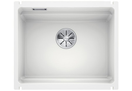 Мойка Blanco Etagon 500-U PuraPlus белый глянцевый клапан-автомат InFino 525149 фото 1