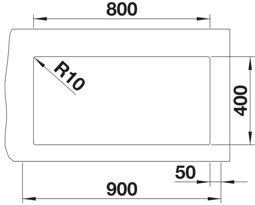 Мойка BLANCO SUBLINE 800-U Silgranit черный 526005 фото 11 Мойка BLANCO SUBLINE 800-U Silgranit черный 526005 фото 11