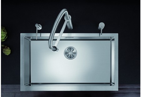 Мойка Blanco CRONOS XL 8-IF нержавеющая сталь полированная клапан-автомат InFino 523381 фото 4