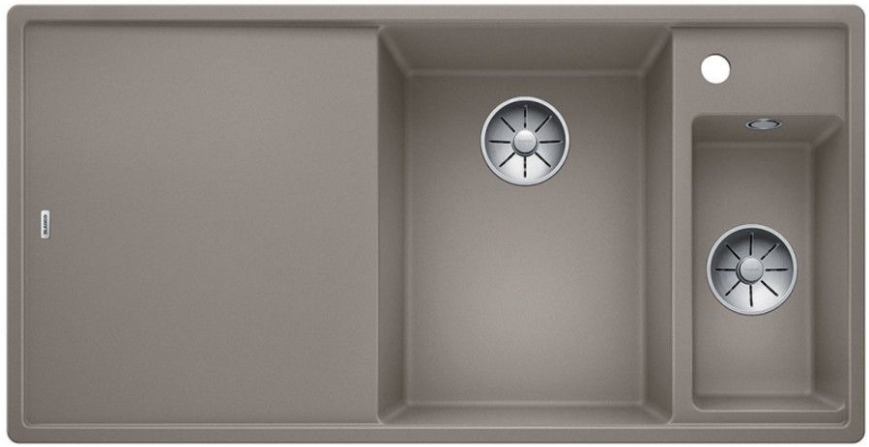Мойка Бланко AXIA III 6 S серый бежевый чаша справа клапан-автомат InFino 523469 фото 1 Мойка Blanco AXIA III 6 S серый бежевый чаша справа клапан-автомат InFino 523469 фото 1