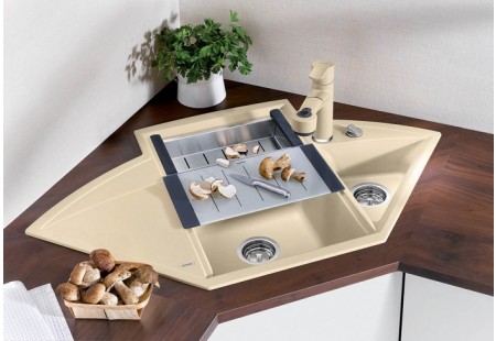 Мойка Бланко AXIA II 9E алюметаллик чаша справа 516908 фото 2 Мойка Blanco AXIA II 9E алюметаллик чаша справа 516908 фото 2