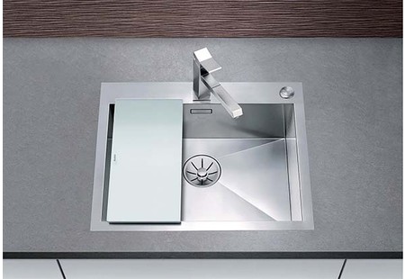 Мойка Бланко Zerox 550-IF/A нержавеющая сталь полированная клапан-автомат InFino 521638 фото 3 Мойка Blanco Zerox 550-IF/A нержавеющая сталь полированная клапан-автомат InFino 521638 фото 3