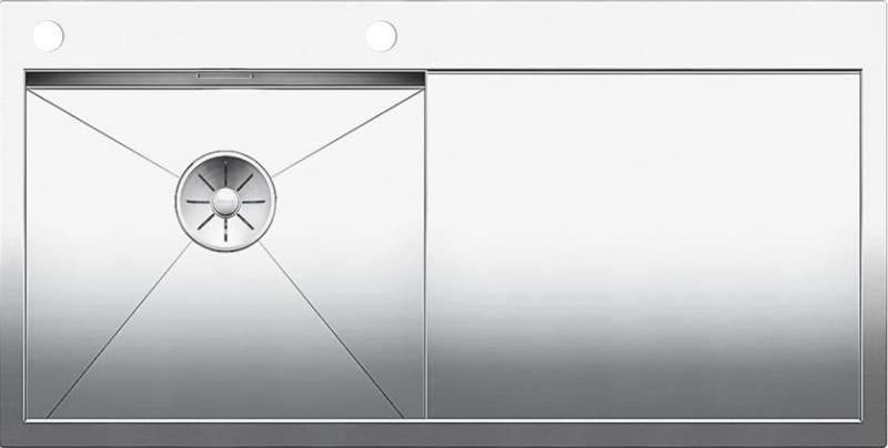 Мойка Бланко Zerox 5S-IF/A нержавеющая сталь полированная чаша слева клапан-автомат InFino 521628 фото 1 Мойка Blanco Zerox 5S-IF/A нержавеющая сталь полированная чаша слева клапан-автомат InFino 521628 фото 1