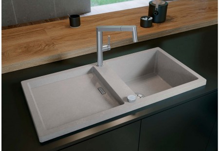 Мойка Blanco ADON XL 6S SILGRANIT черный клапан-автомат InFino 525837 фото 4