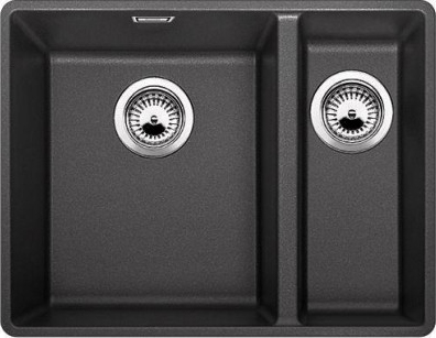 Мойка Бланко SUBLINE 340/160-F антрацит 519802 фото 1 Мойка Blanco SUBLINE 340/160-F антрацит 519802 фото 1