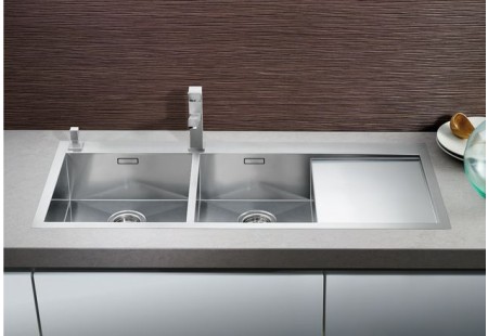 Мойка Бланко Zerox 8S-IF/A нержавеющая сталь полированная чаша справа клапан-автомат InFino 521649 фото 2 Мойка Blanco Zerox 8S-IF/A нержавеющая сталь полированная чаша справа клапан-автомат InFino 521649 фото 2