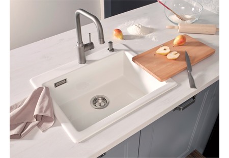 Мойка Бланко PALONA 6 PuraPlus белый глянцевый клапан-автомат InFino 524731 фото 9 Мойка Blanco PALONA 6 PuraPlus белый глянцевый клапан-автомат InFino 524731 фото 9