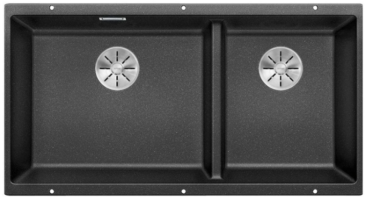 Мойка Blanco SUBLINE 480/320-U антрацит клапан-автомат InFino 523584 фото 2