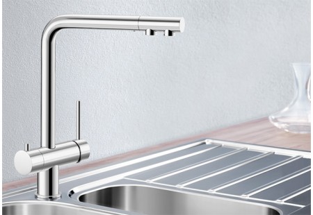 Смеситель Бланко Fontas Chrome нержавеющая сталь 515581 фото 3 Смеситель Blanco Fontas Chrome нержавеющая сталь 515581 фото 3