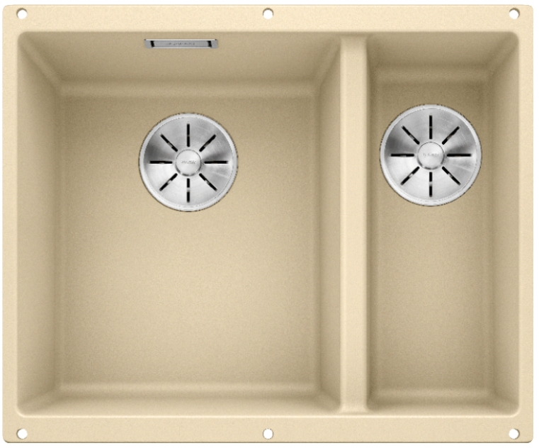 Мойка Blanco SUBLINE 340/160-U SILGRANIT шампань клапан-автомат InFino 523554 фото 4