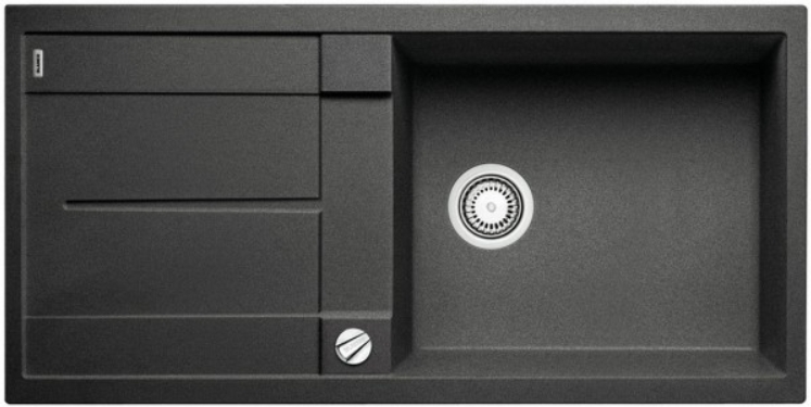 Мойка Бланко Metra XL 6S антрацит клапан-автомат InFino 515286 фото 1 Мойка Blanco Metra XL 6S антрацит клапан-автомат InFino 515286 фото 1