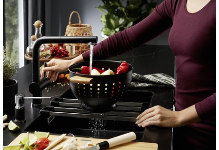 Мойка Blanco SUBLINE 500-U SILGRANIT антрацит клапан-автомат InFino 523432 фото 2