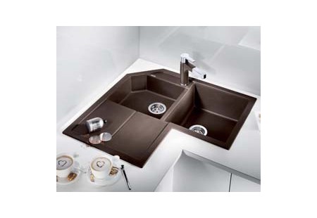 Мойка Бланко Metra 9 E серый бежевый чаша справа клапан-автомат InFino 517367 фото 3 Мойка Blanco Metra 9 E серый бежевый чаша справа клапан-автомат InFino 517367 фото 3