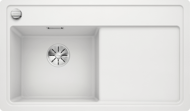 Мойка Blanco ZENAR 45 S-F SILGRANIT белый чаша слева клапан-автомат InFino 523822 фото 1
