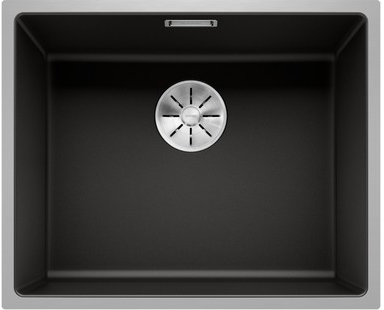 Мойка Blanco SUBLINE 500-IF черный клапан-автомат InFino 525997 фото 2