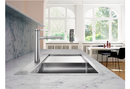 Смеситель Бланко Linee-S нержавеющая сталь матовая 517593 фото 9 Смеситель Blanco Linee-S нержавеющая сталь матовая 517593 фото 9