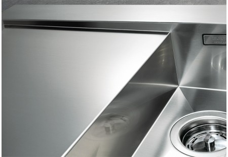 Мойка Бланко Zerox 8S-IF/A нержавеющая сталь полированная чаша справа клапан-автомат InFino 521649 фото 3 Мойка Blanco Zerox 8S-IF/A нержавеющая сталь полированная чаша справа клапан-автомат InFino 521649 фото 3