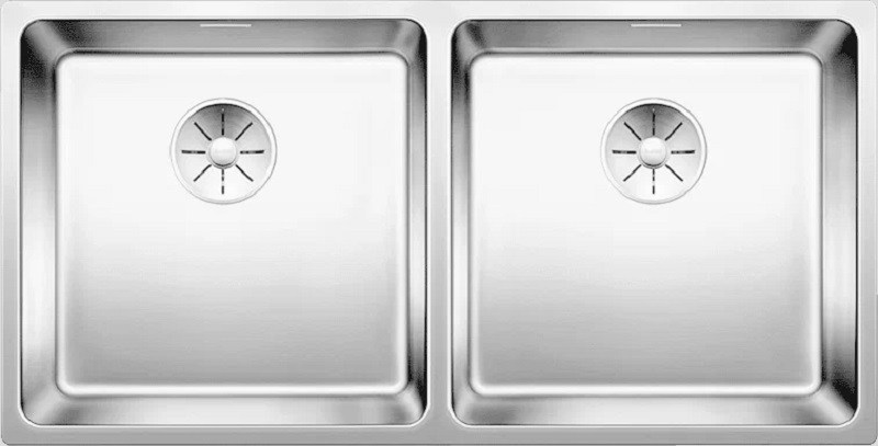 Мойка Бланко Andano 400/400-IF нержавеющая сталь клапан-автомат InFino 522985 фото 1 Мойка Blanco Andano 400/400-IF нержавеющая сталь клапан-автомат InFino 522985 фото 1