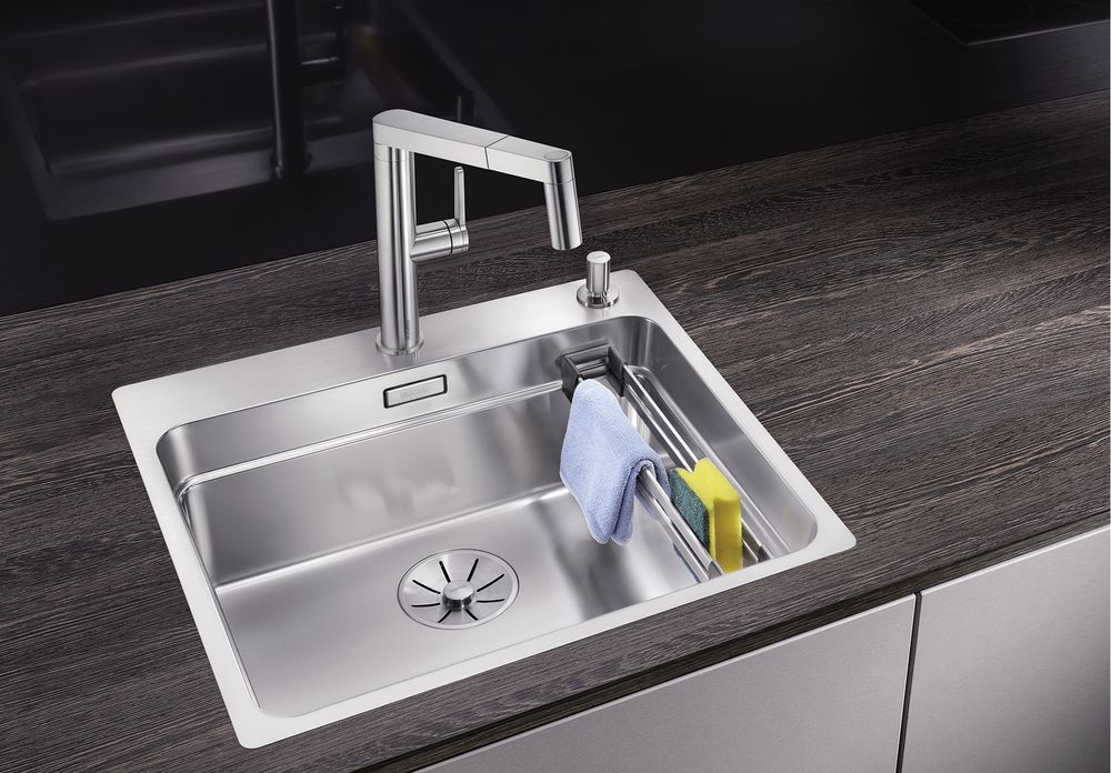 Мойка Blanco Etagon 500-IF/A нержавеющая сталь полированная клапан-автомат InFino 521748 фото 13