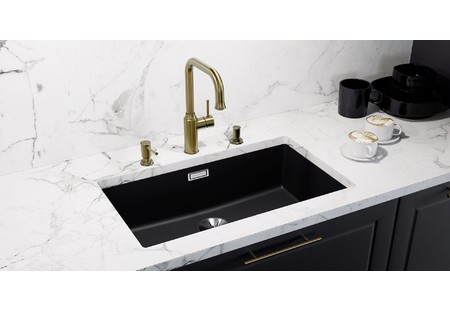 Мойка Blanco SUBLINE 700-U SILGRANIT шампань клапан-автомат InFino 523448 фото 9