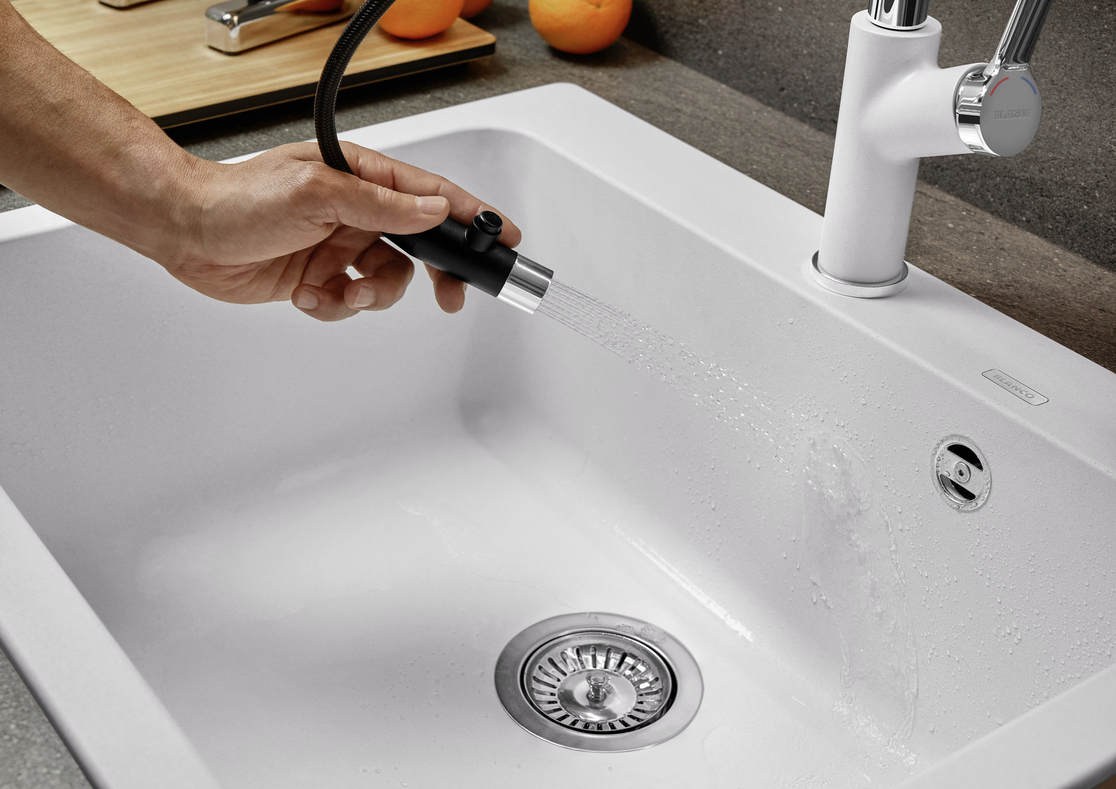 Мойка Бланко Naya 6 мягкий белый 527128 фото 9 Мойка Blanco Naya 6 мягкий белый 527128 фото 9