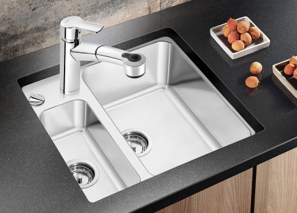 Мойка Бланко Statura K550-U нержавеющая сталь полированная чаша справа 514054 фото 2 Мойка Blanco Statura K550-U нержавеющая сталь полированная чаша справа 514054 фото 2