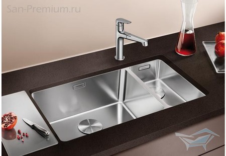 Мойка Blanco Andano 500/180-U нержавеющая сталь полированная чаша слева 520829 фото 2