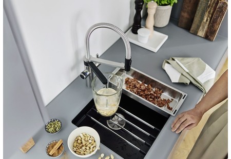 Смеситель Blanco EVOL-S Pro Filter нержавеющая сталь 526276 фото 3