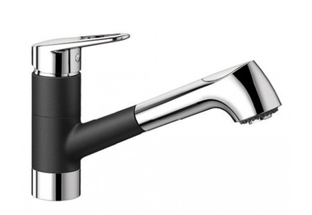 Смеситель Бланко NOTIS-S SILGRANIT антрацит 523253 фото 1 Смеситель Blanco NOTIS-S SILGRANIT антрацит 523253 фото 1