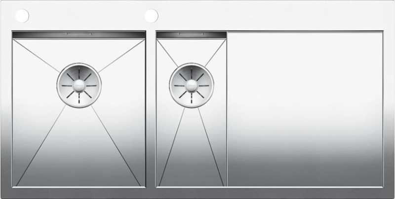 Мойка Бланко Zerox 6S-IF/A нержавеющая сталь полированная чаша слева клапан-автомат InFino 521644 фото 1 Мойка Blanco Zerox 6S-IF/A нержавеющая сталь полированная чаша слева клапан-автомат InFino 521644 фото 1