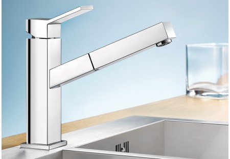 Смеситель Бланко Quadris-S нержавеющая сталь 514606 фото 2 Смеситель Blanco Quadris-S нержавеющая сталь 514606 фото 2