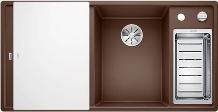 Мойка Бланко AXIA III 6 S-F антрацит чаша справа клапан-автомат InFino 523489 фото 6 Мойка Blanco AXIA III 6 S-F антрацит чаша справа клапан-автомат InFino 523489 фото 6