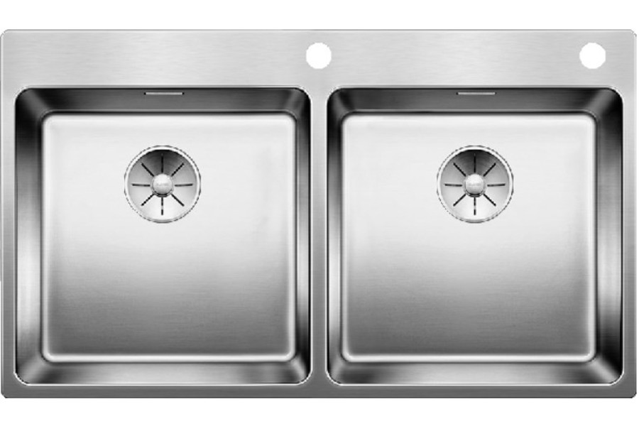 Мойка Blanco Andano 400/400-IF-A нержавеющая сталь полированная клапан-автомат InFino 525249 фото 1