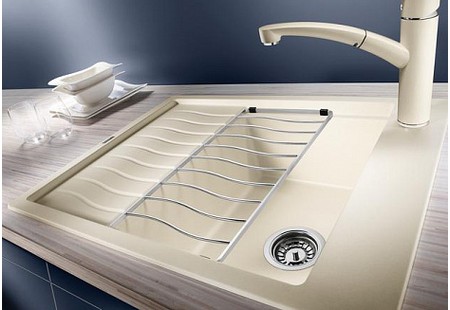 Мойка Бланко Elon 45S жемчужный клапан-автомат InFino 524817 фото 3 Мойка Blanco Elon 45S жемчужный клапан-автомат InFino 524817 фото 3