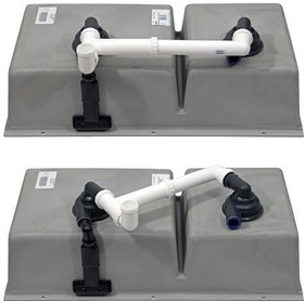 Мойка Blanco SUBLINE 480/320-U антрацит клапан-автомат InFino 523584 фото 1