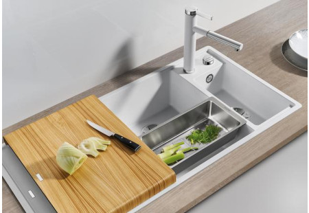 Мойка Бланко AXIA III 6 S белый чаша справа клапан-автомат InFino 523466 фото 3 Мойка Blanco AXIA III 6 S белый чаша справа клапан-автомат InFino 523466 фото 3