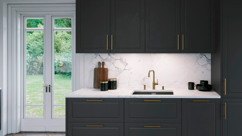 Мойка Blanco SUBLINE 700-U SILGRANIT черный клапан-автомат InFino 526001 фото 6