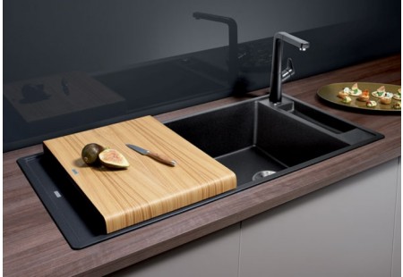 Мойка Бланко AXIA III XL 6 S черный клапан-автомат InFino 525858 фото 2 Мойка Blanco AXIA III XL 6 S черный клапан-автомат InFino 525858 фото 2