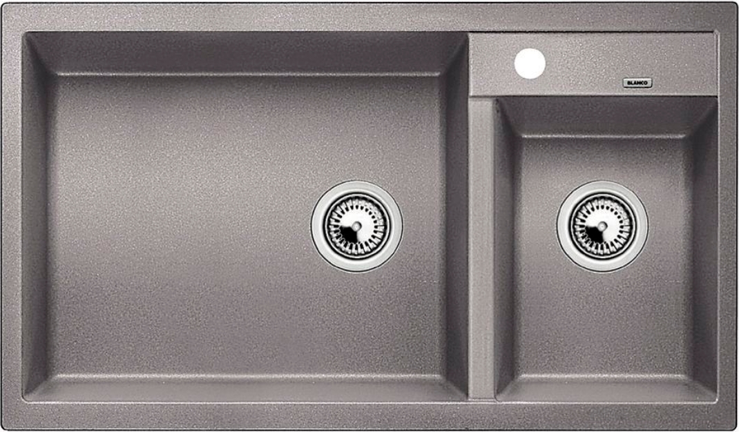 Мойка Бланко Metra 9 алюметаллик клапан-автомат InFino 513268 фото 2 Мойка Blanco Metra 9 алюметаллик клапан-автомат InFino 513268 фото 2