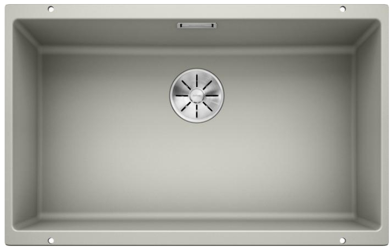 Мойка Blanco SUBLINE 700-U SILGRANIT жемчужный клапан-автомат InFino 523445 фото 1