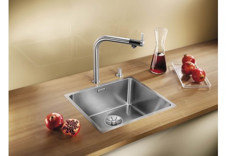 Мойка Blanco Andano 400-IF нержавеющая сталь клапан-автомат InFino 522957 фото 3